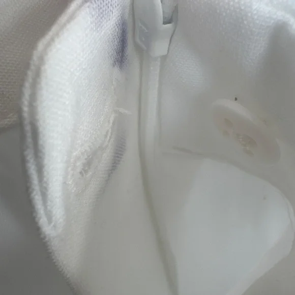 Talbots Hollywood style white lined pants - Picture 8 of 8